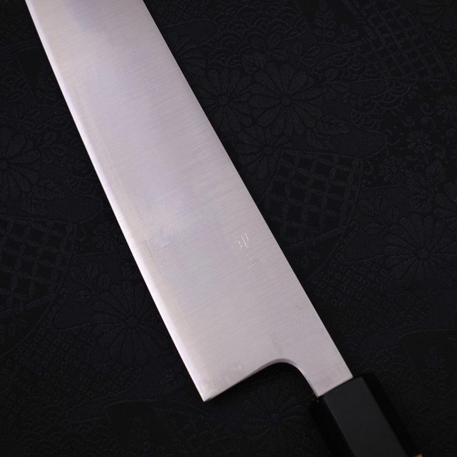 Kiritsuke Silver Steel #3 Polished Buffalo Magnolia Handle 210mm