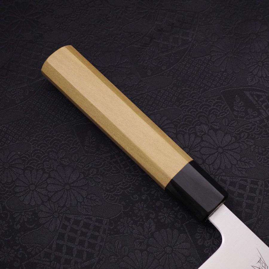 Kiritsuke Silver Steel #3 Polished Buffalo Magnolia Handle 210mm