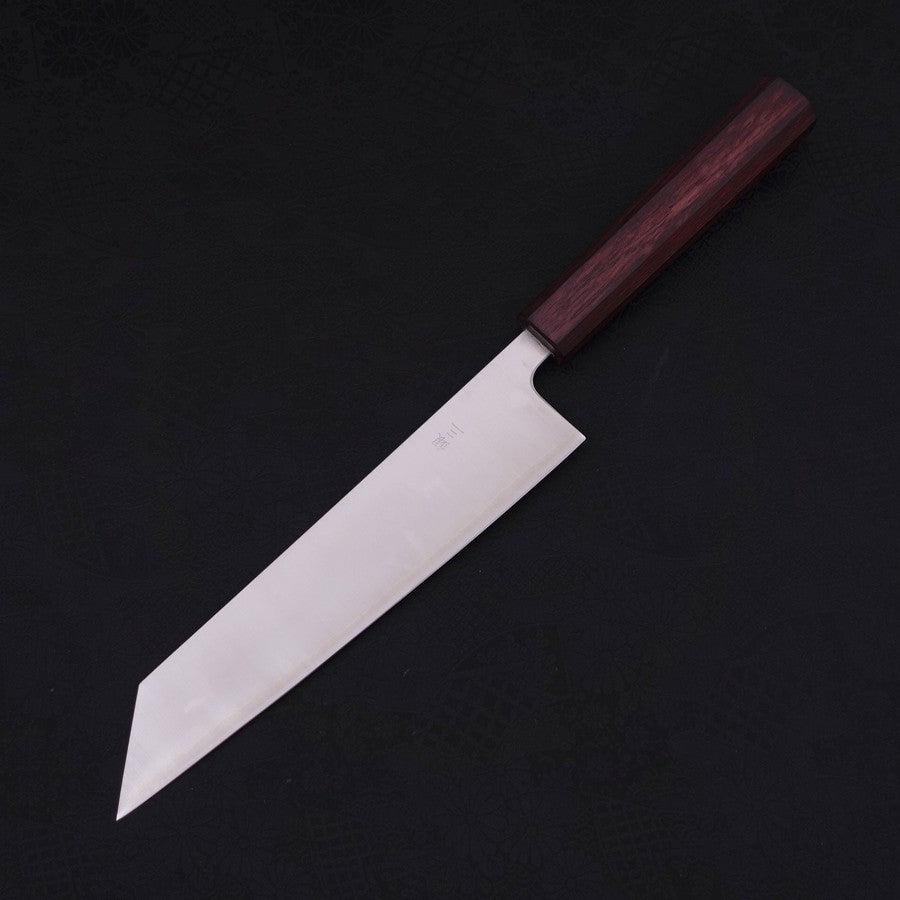 Kiritsuke Silver Steel #3 Polished Purple Urushi Handle 210mm