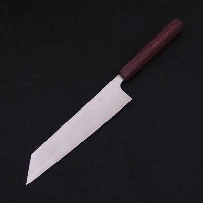 Kiritsuke Silver Steel #3 Polished Purple Urushi Handle 210mm
