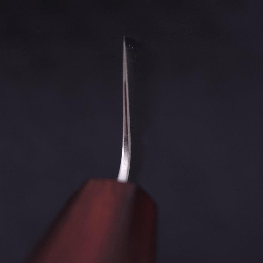 Kiritsuke Silver Steel #3 Polished Purple Urushi Handle 210mm