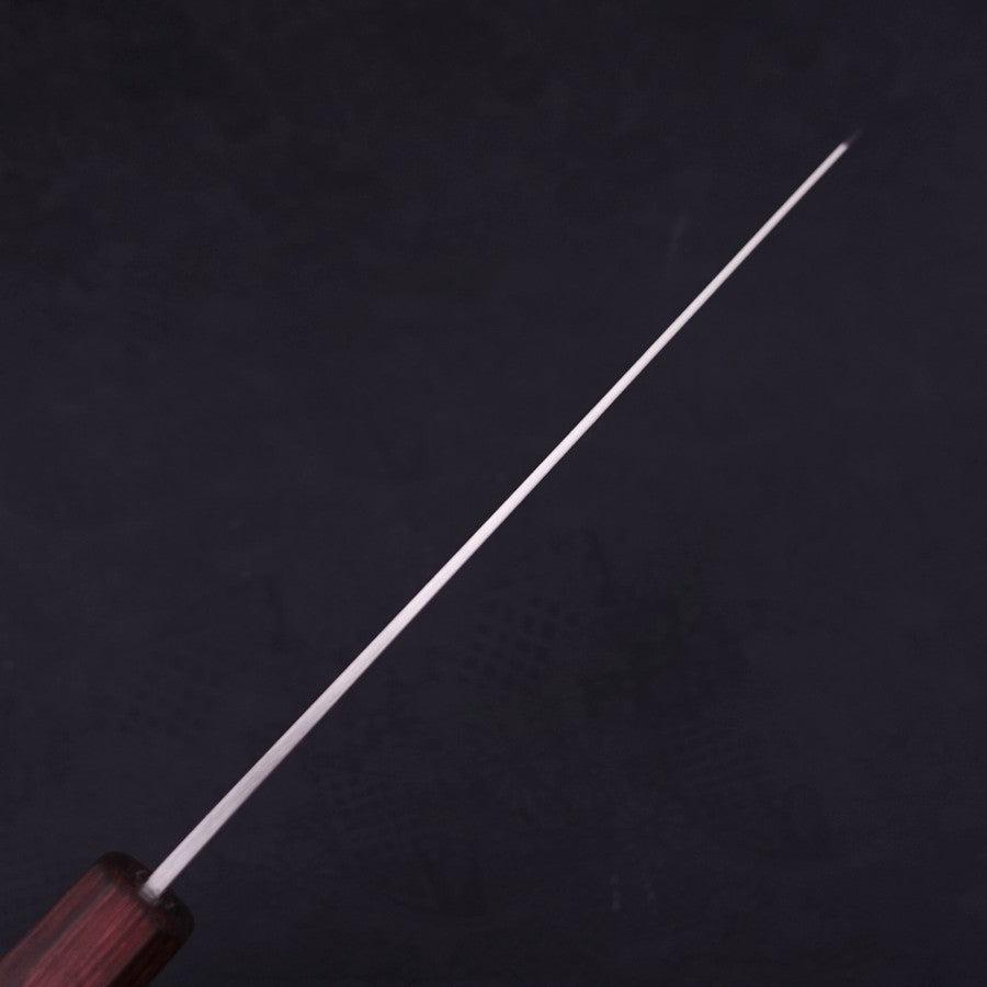 Kiritsuke Silver Steel #3 Polished Purple Urushi Handle 210mm