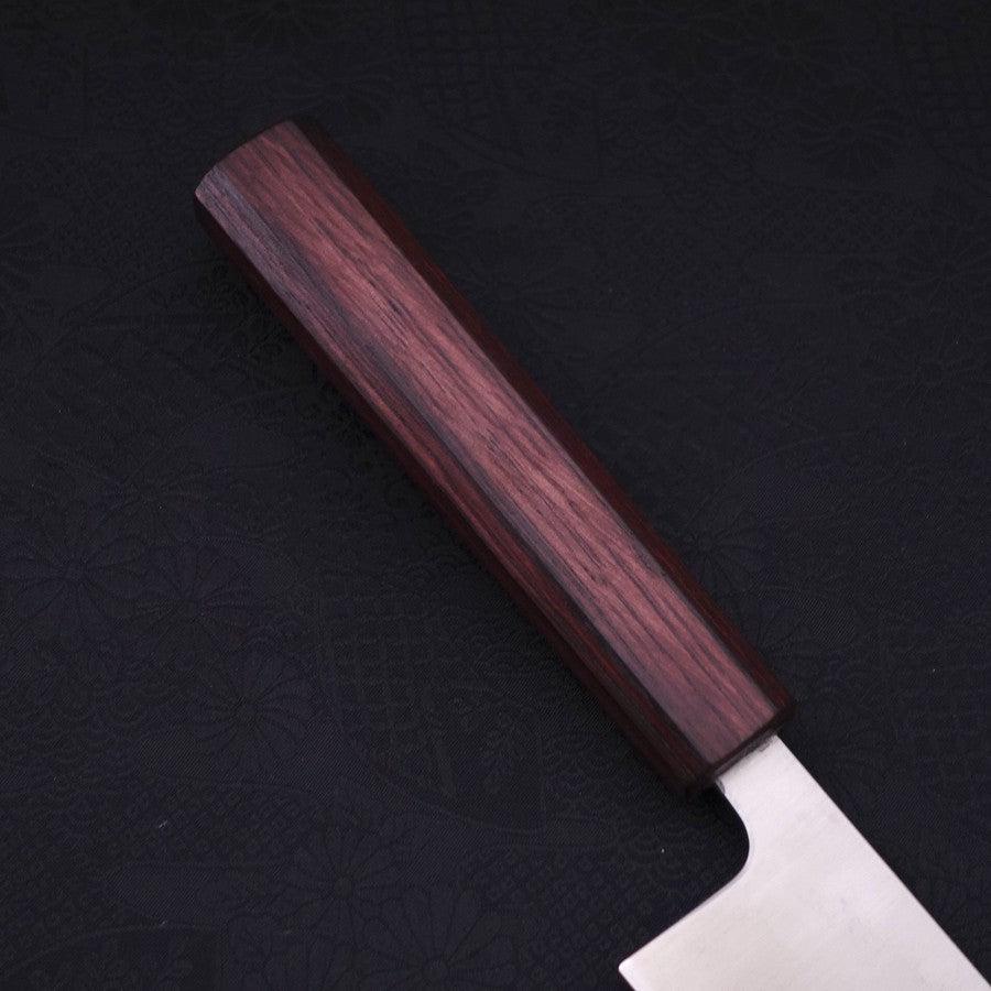Kiritsuke Silver Steel #3 Polished Purple Urushi Handle 210mm