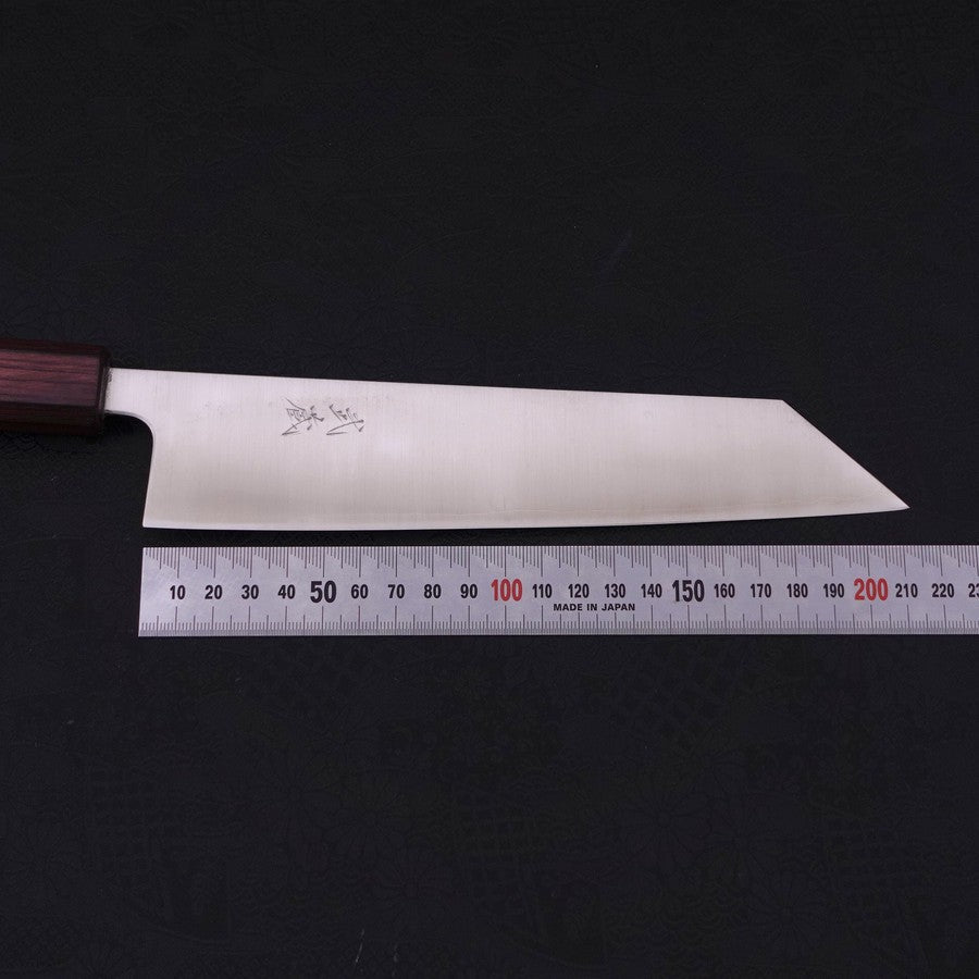 Kiritsuke Silver Steel #3 Polished Purple Urushi Handle 210mm