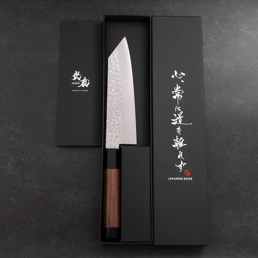 Kiritsuke Silver Steel #3 Tsuchime Walnut Handle 170mm