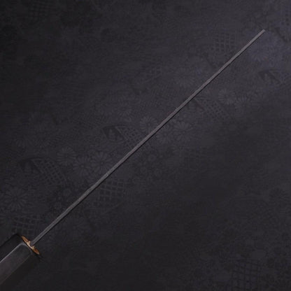 Kiritsuke Stainless Clad Blue Super Kurouchi Tsuchime Buffalo Magnolia Handle 240mm