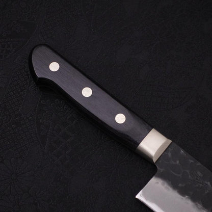 Kiritsuke Stainless Clad Blue Super Kurouchi Tsuchime Western Handle 210mm