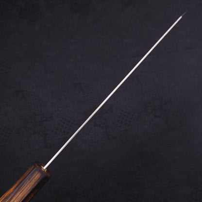 Kiritsuke Stainless Clad Blue Super Polished Sumi Urushi Handle 210mm