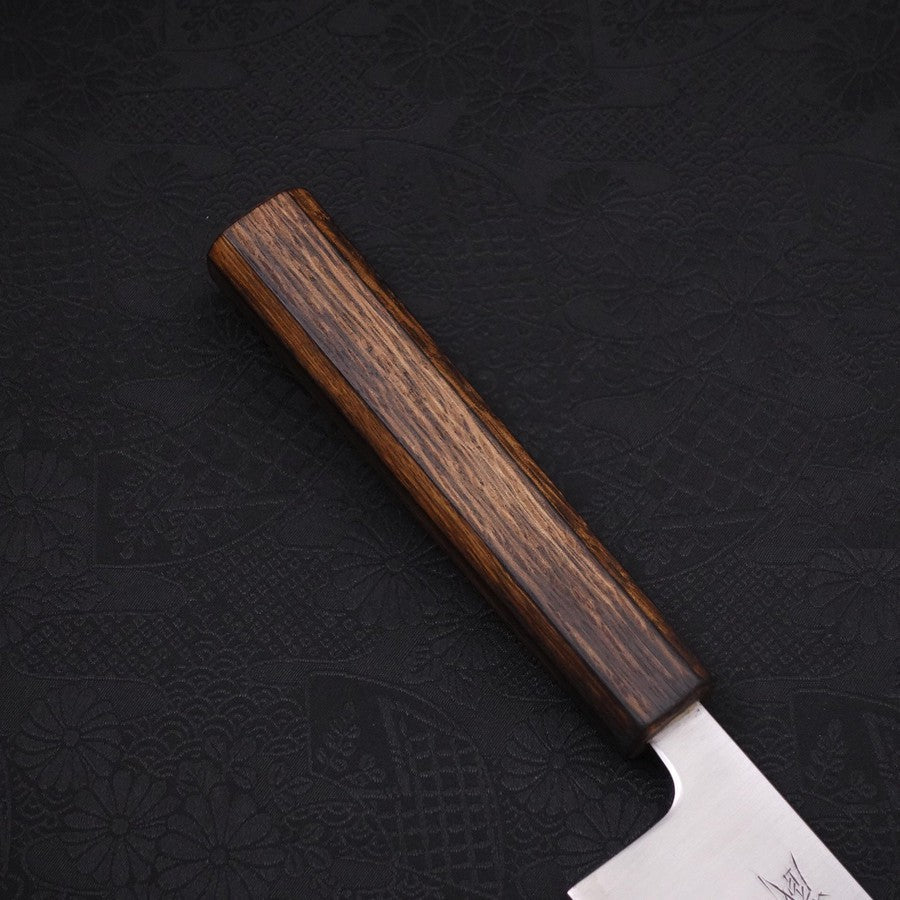 Kiritsuke Stainless Clad Blue Super Polished Sumi Urushi Handle 210mm