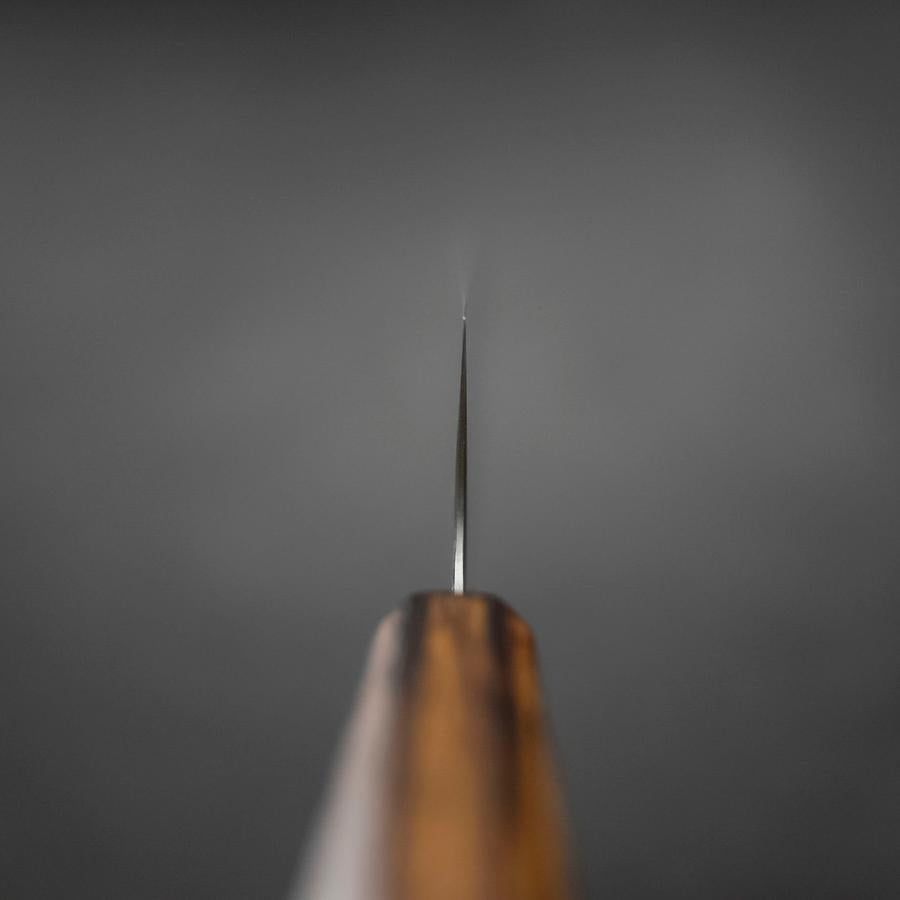 Kiritsuke Stainless Clad Blue Super Polished Sumi Urushi Handle 240mm