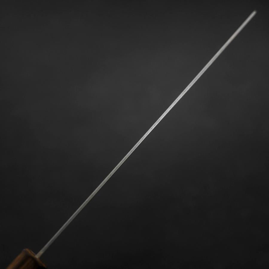 Kiritsuke Stainless Clad Blue Super Polished Sumi Urushi Handle 240mm