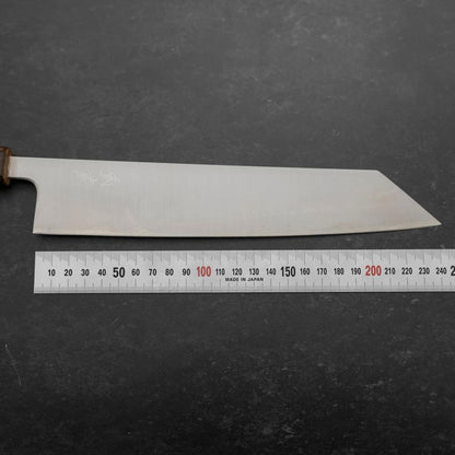 Kiritsuke Stainless Clad Blue Super Polished Sumi Urushi Handle 240mm