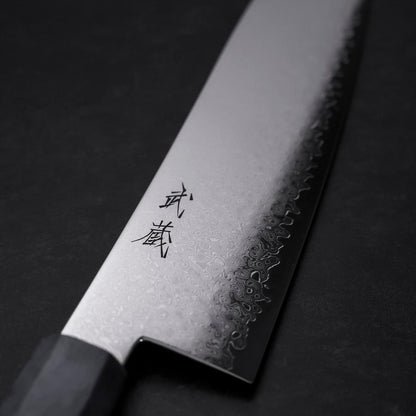 Kiritsuke VG-10 Damascus Blue Birch Handle 210mm