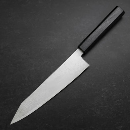 Kiritsuke VG-10 Damascus Dark Blue Urushi Handle 210mm