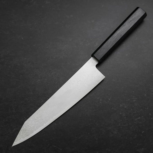 Kiritsuke VG-10 Damascus Dark Blue Urushi Handle 210mm