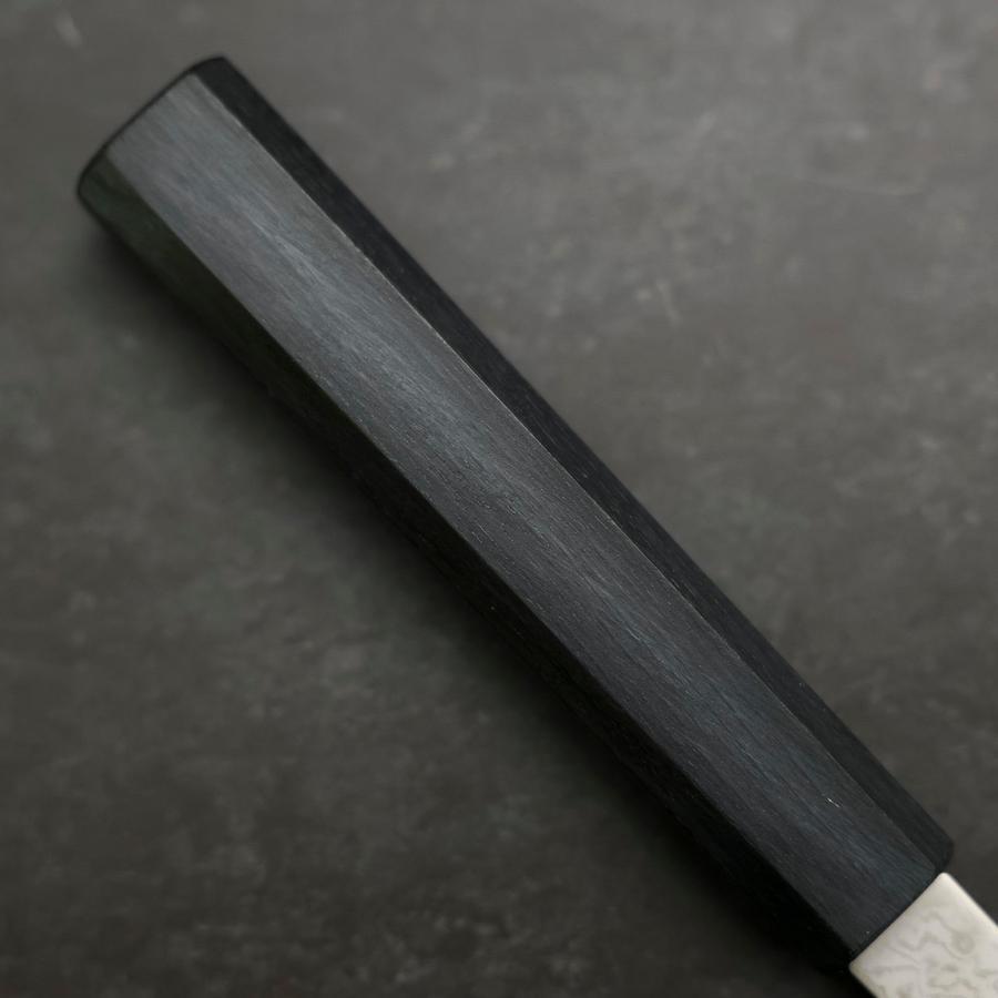 Kiritsuke VG-10 Damascus Dark Blue Urushi Handle 210mm