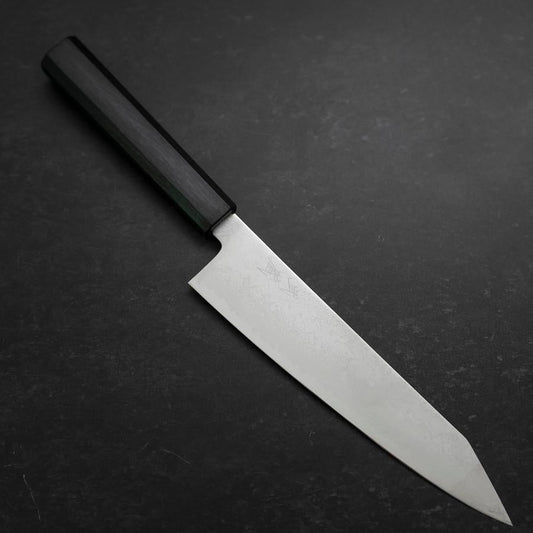 Kiritsuke VG-10 Damascus Dark Blue Urushi Handle 210mm