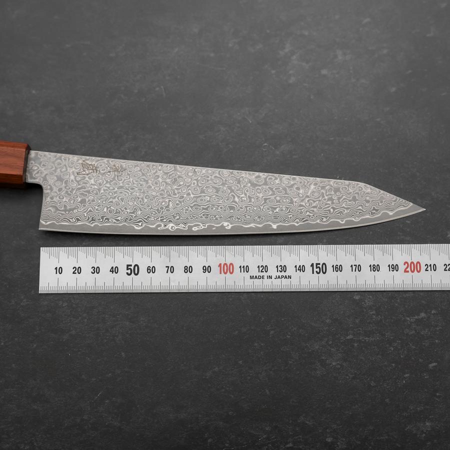 Kiritsuke VG-10 Damascus Shitan Ebony Handle 210mm