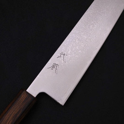 Kiritsuke VG-10 Damascus Sumi Urushi Handle 210mm