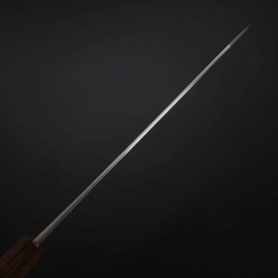 Kiritsuke White Steel #2 Kurouchi Nashiji Ashwood Handle 210mm