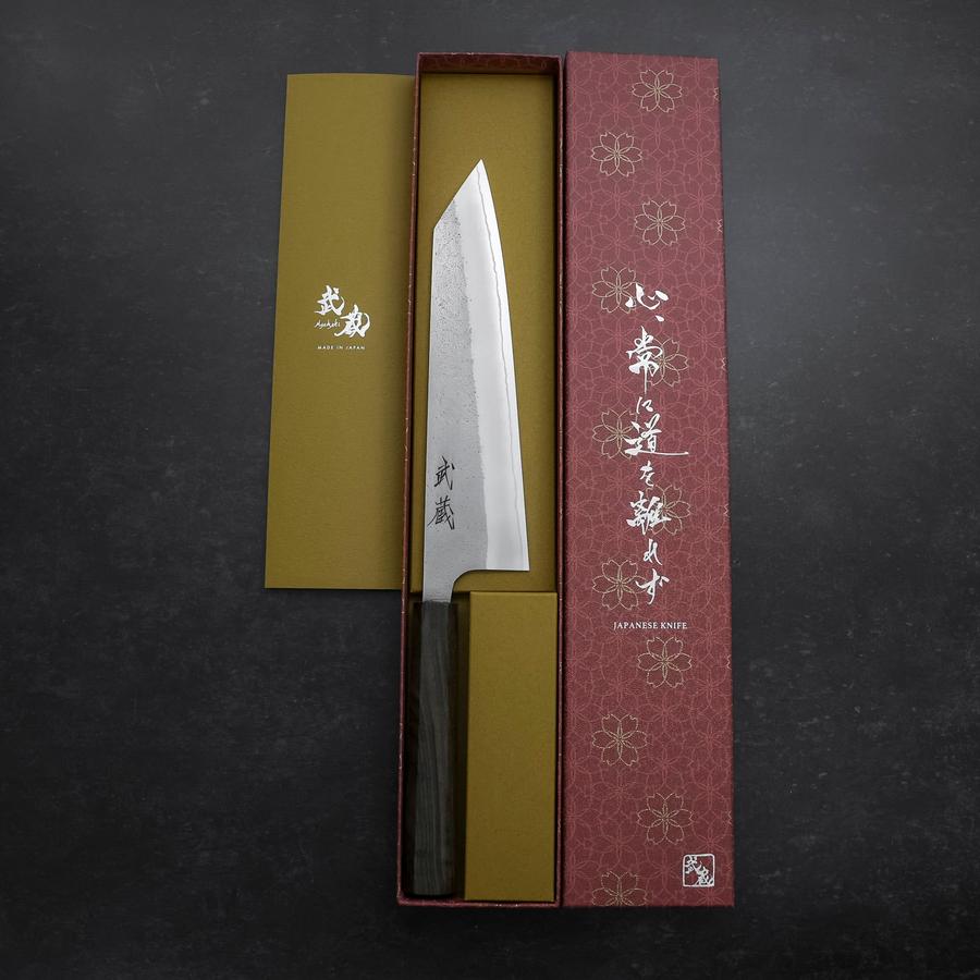 Kiritsuke White Steel #2 Nashiji Ashwood Handle 210mm