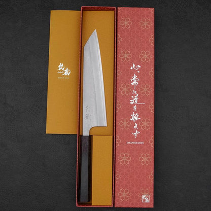 Kiritsuke White Steel #2 Nashiji Ebony Handle 210mm