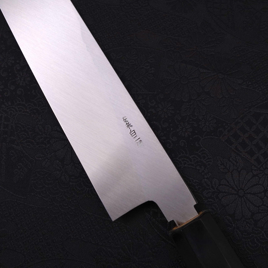 Kiritsuke White Steel #2 Kasumi Buffalo Magnolia Handle 240mm