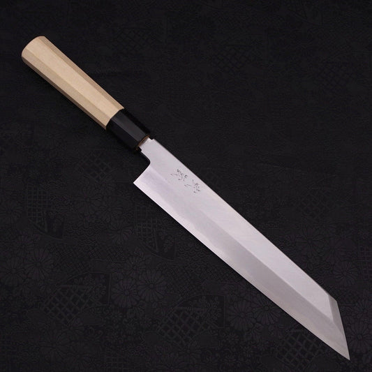 Kiritsuke White Steel #2 Kasumi Buffalo Magnolia Handle 240mm