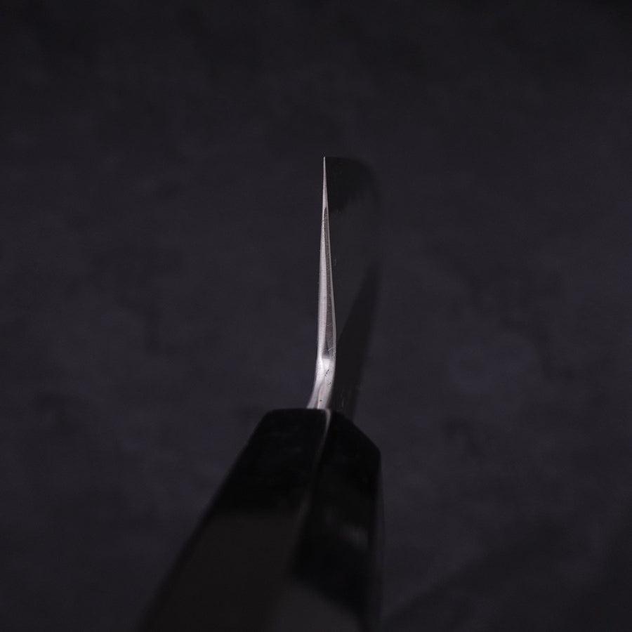 Kiritsuke White Steel #2 Kurouchi Buffalo Magnolia Handle 135mm