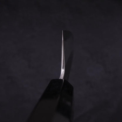 Kiritsuke White Steel #2 Kurouchi Buffalo Magnolia Handle 135mm