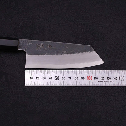 Kiritsuke White Steel #2 Kurouchi Buffalo Magnolia Handle 135mm