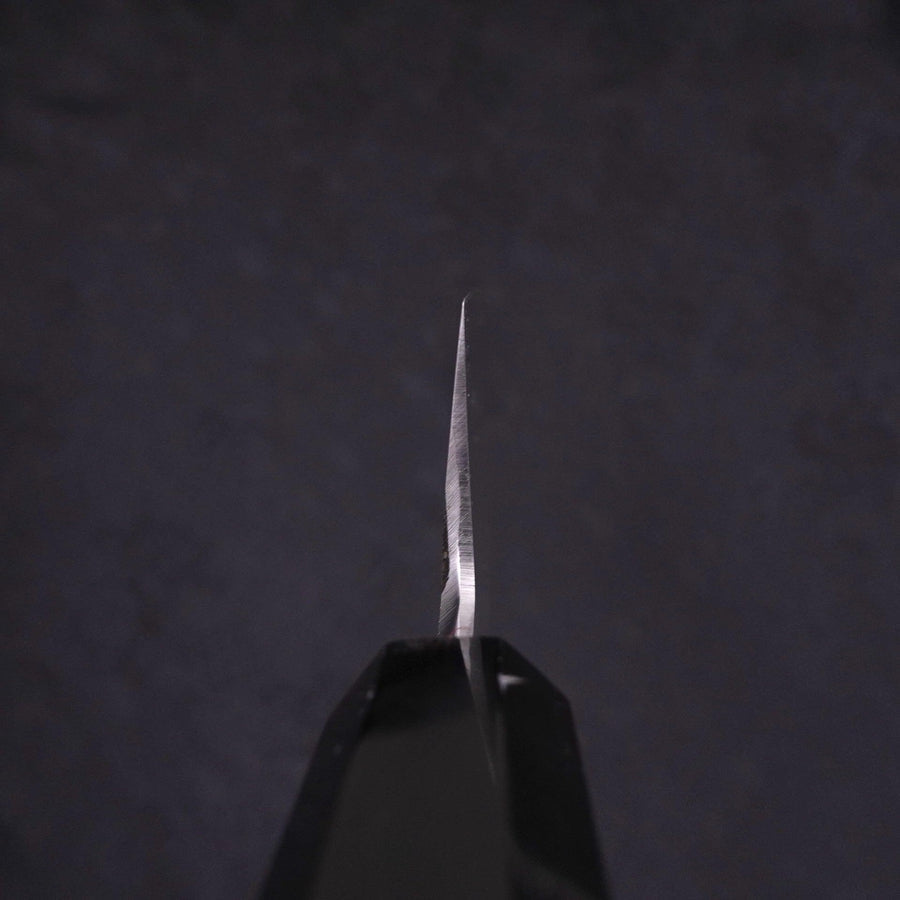 Kiritsuke White Steel #2 Mirror Finish Honyaki Buffalo Ebony Handle 240mm