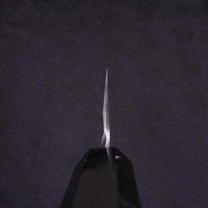 Kiritsuke White Steel #2 Mirror Finish Honyaki Buffalo Ebony Handle 240mm