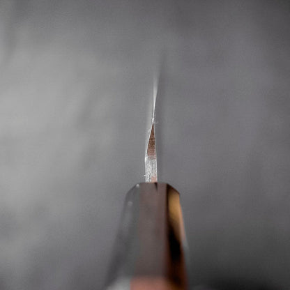 Kiritsuke Yanagiba Blue Steel #2 Kurouchi Buffalo Wenge Handle 270mm