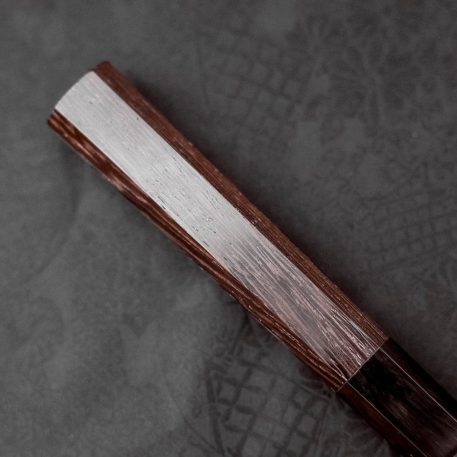Kiritsuke Yanagiba Blue Steel #2 Kurouchi Buffalo Wenge Handle 270mm