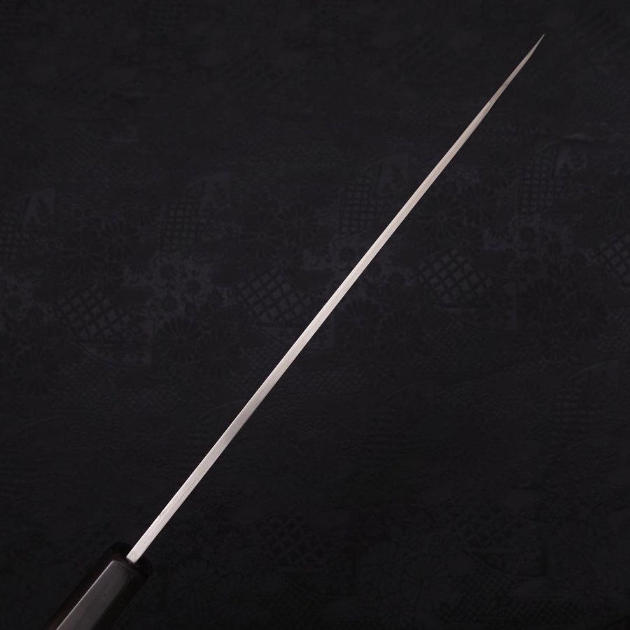 Kiritsuke Yanagiba Silver Steel #3 Kasumi Buffalo Ebony Handle 240mm