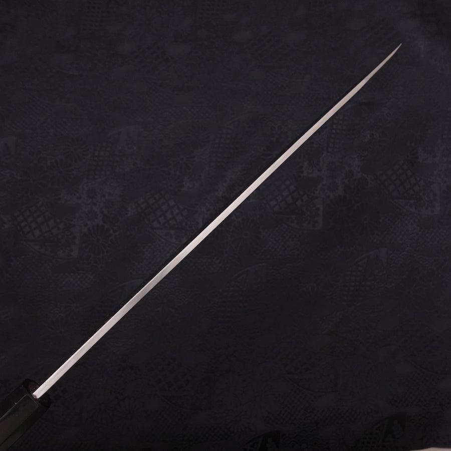 Kiritsuke Yanagiba Silver Steel #3 Polished Buffalo Ebony Handle 270mm