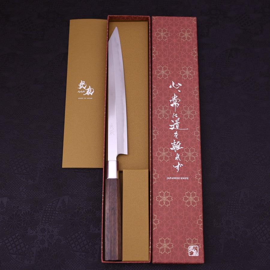 Kiritsuke Yanagiba Silver Steel #3 Walnut Handle 240mm