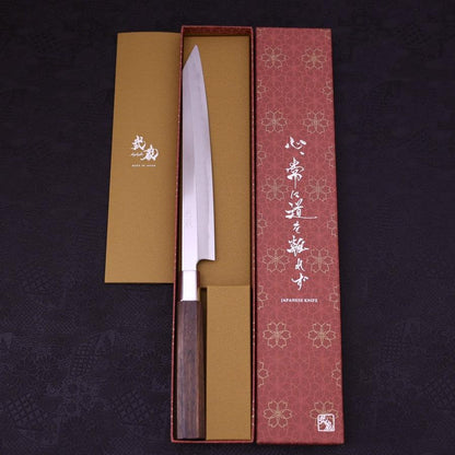 Kiritsuke Yanagiba Silver Steel #3 Walnut Handle 240mm