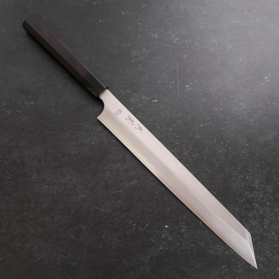 Kiritsuke Yanagiba VG-10 Polished Buffalo Ebony Handle 300mm