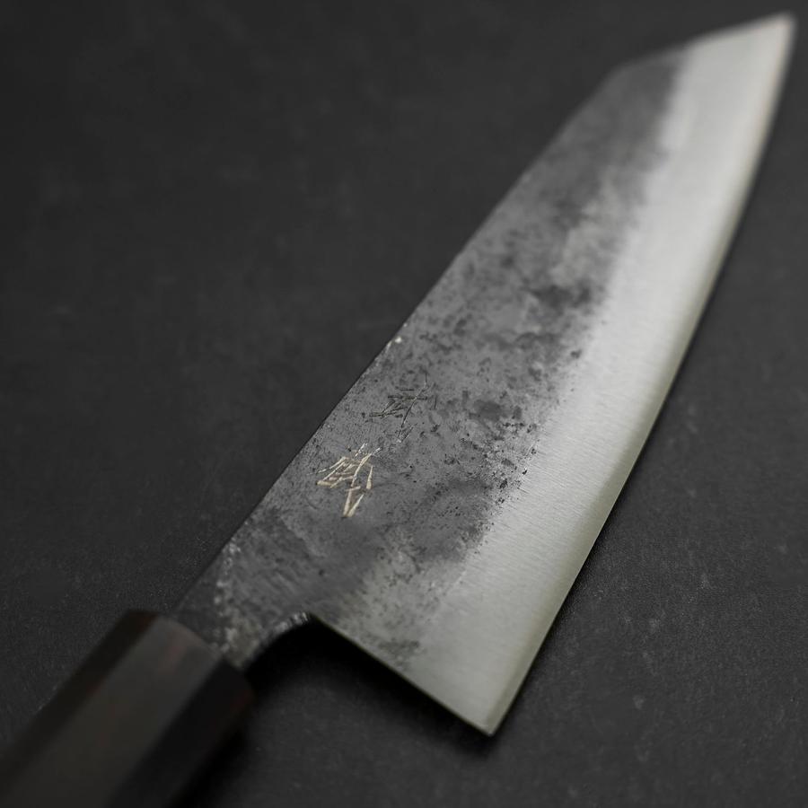 Kobunka Blue Steel #2 Kurouchi Ebony Handle 120mm