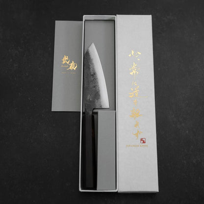 Kobunka Blue Steel #2 Kurouchi Ebony Handle 120mm