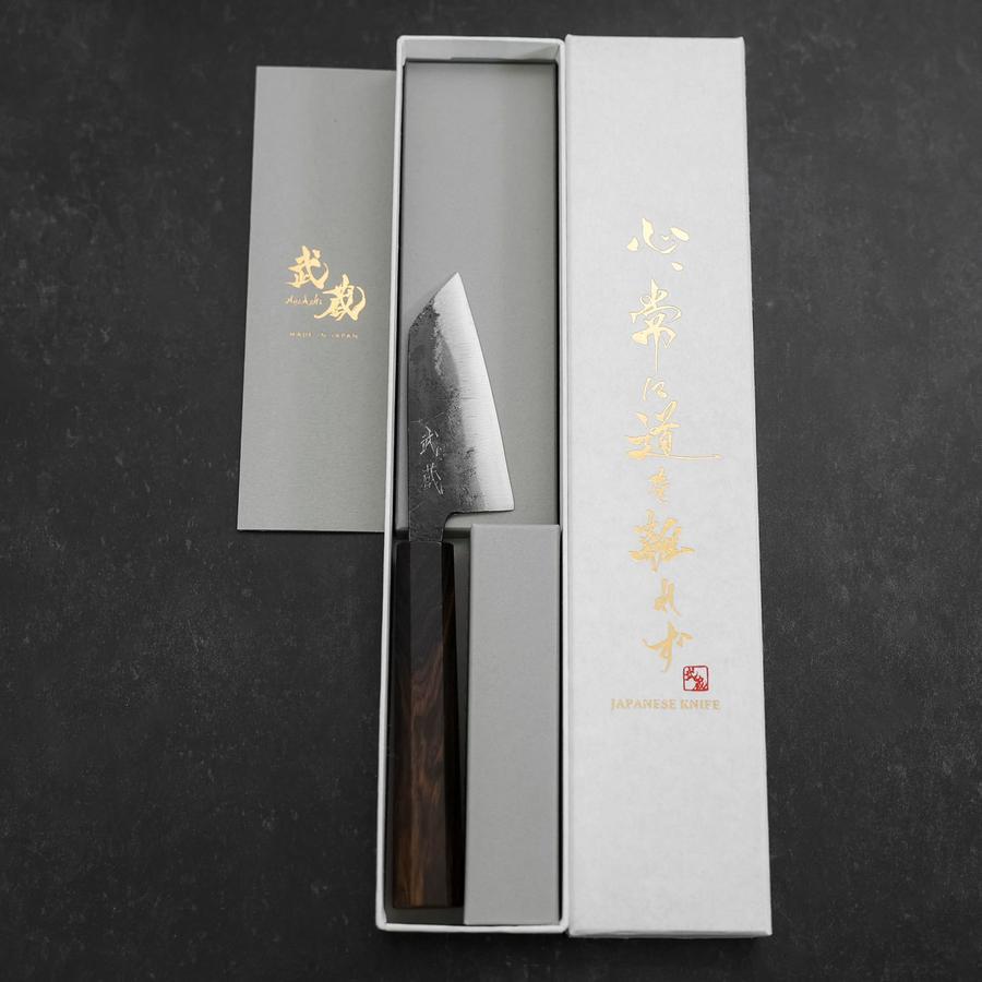 Kobunka Blue Steel #2 Kurouchi Ebony Handle 80mm