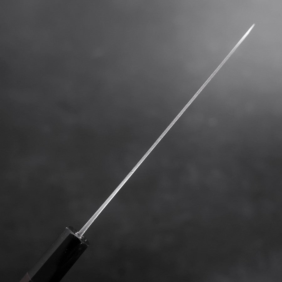 Koyanagi Blue Steel #1 Kurouchi Chokin Nami Buffalo Ebony Handle 150mm