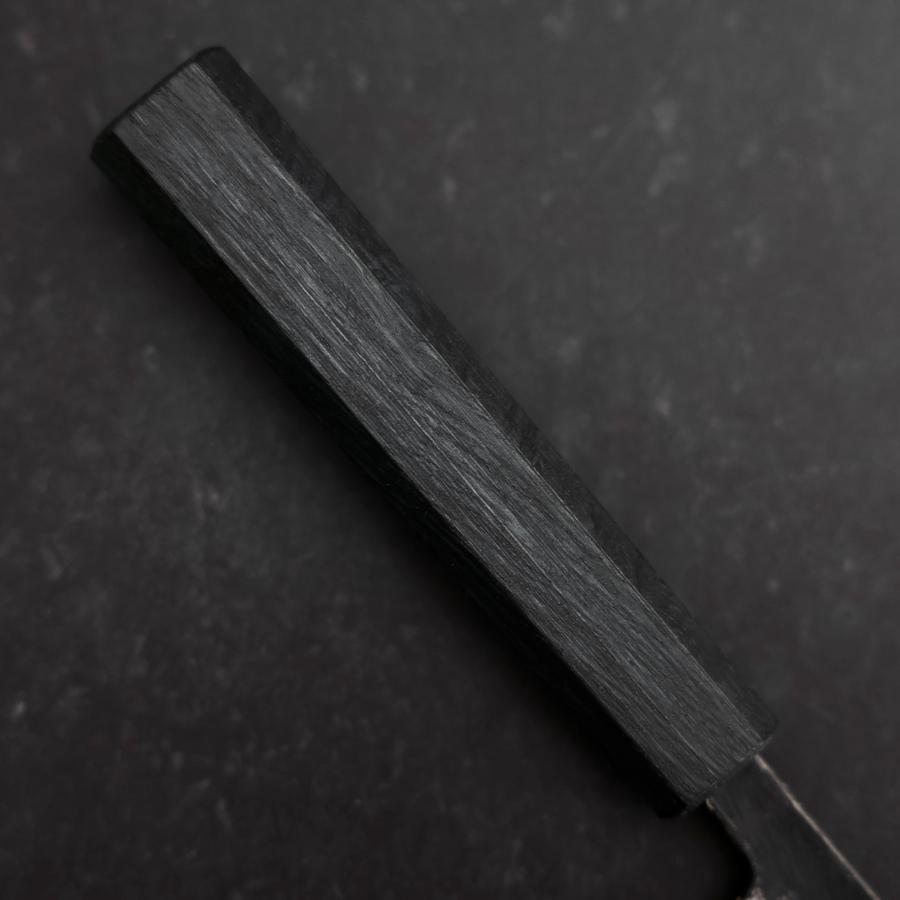 Koyanagi Blue Steel #1 Kurouchi Dark Blue Urushi Handle 150mm