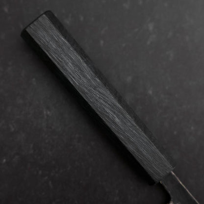 Koyanagi Blue Steel #1 Kurouchi Dark Blue Urushi Handle 150mm