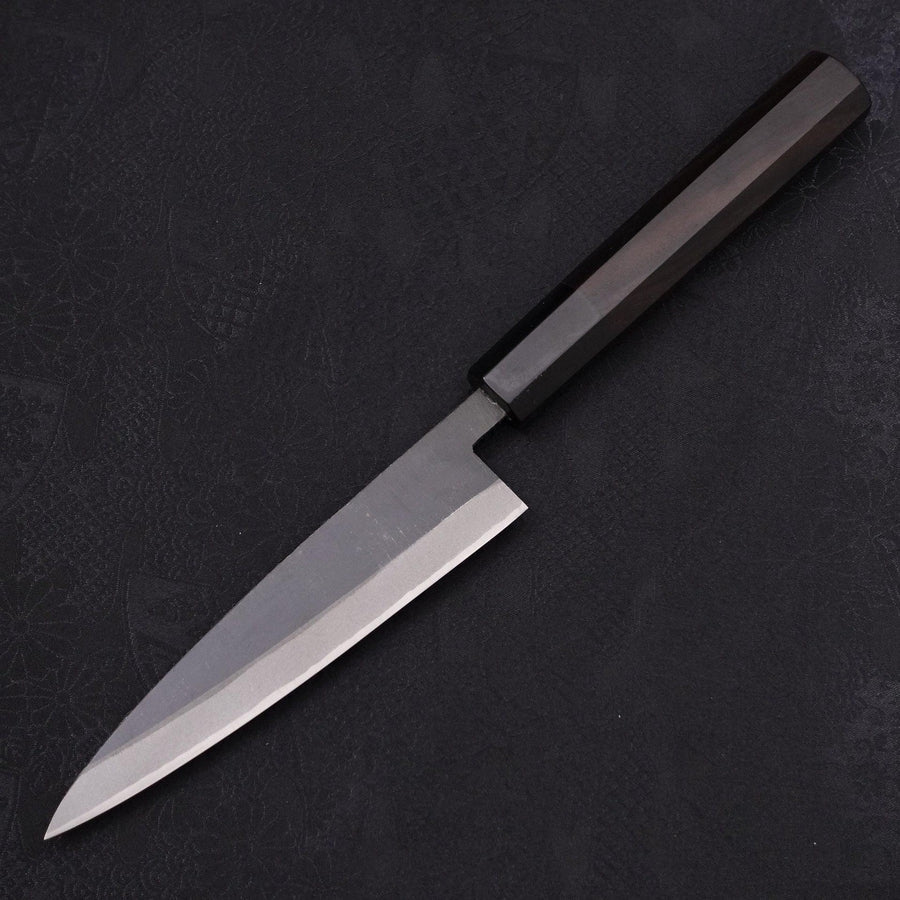 Koyanagi Blue Steel #2 Kurouchi Chokin Auspicious Cloud-Sun Buffalo Ebony Handle 135mm