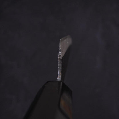 Koyanagi Blue Steel #2 Kurouchi Chokin Auspicious Cloud-Sun Buffalo Ebony Handle 135mm