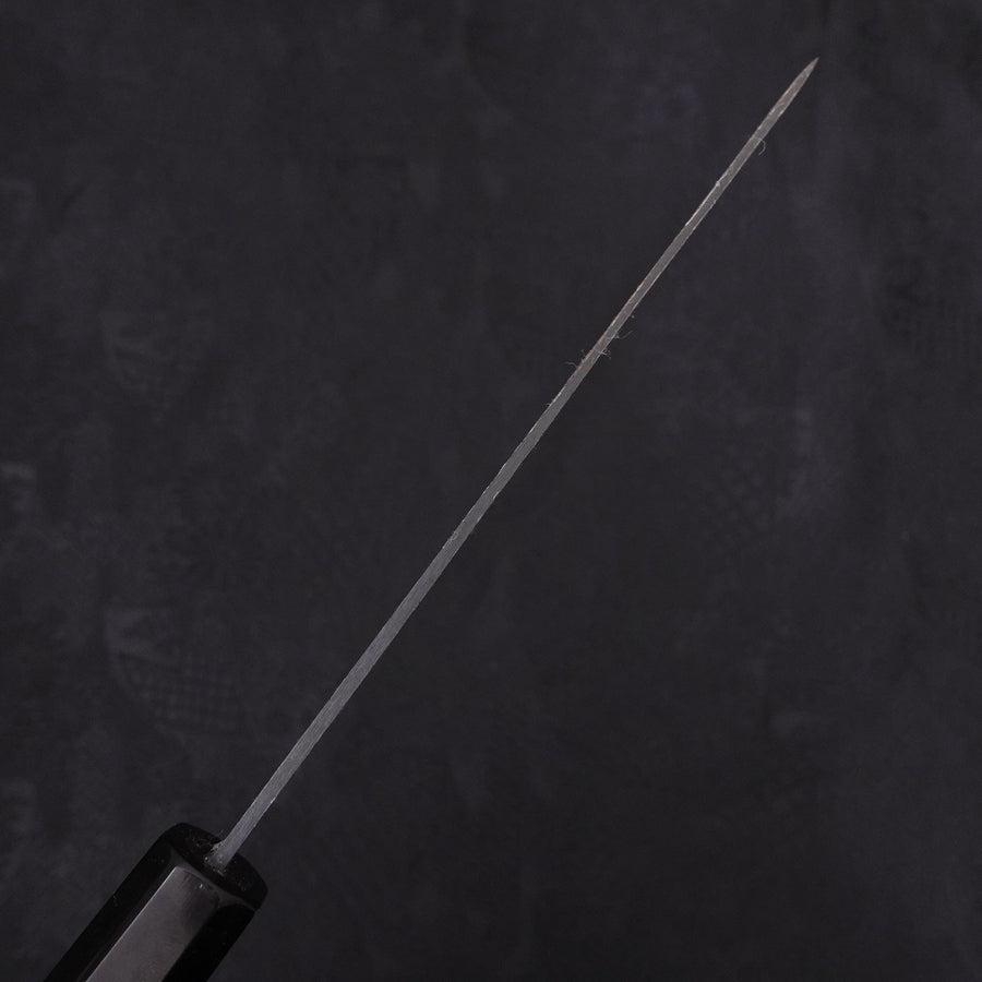 Koyanagi Blue Steel #2 Kurouchi Chokin Auspicious Cloud-Sun Buffalo Ebony Handle 135mm