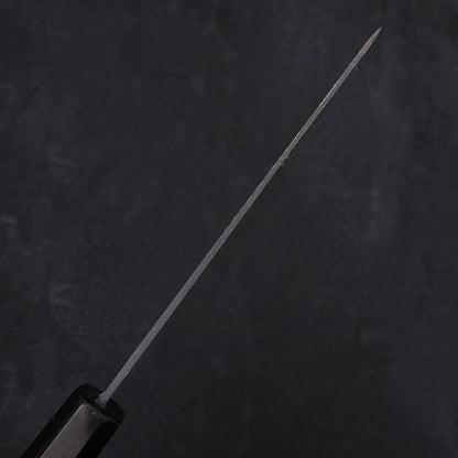 Koyanagi Blue Steel #2 Kurouchi Chokin Auspicious Cloud-Sun Buffalo Ebony Handle 135mm